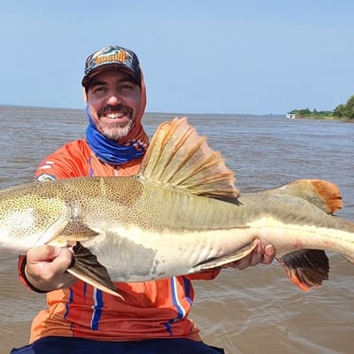 Pesca de pirarara no Rio Madeira
